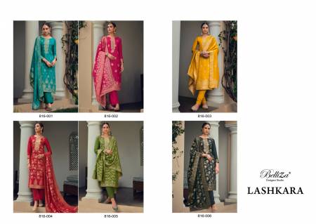 Lashkara By Belliza Viscose Printed Dress Material Catalog
